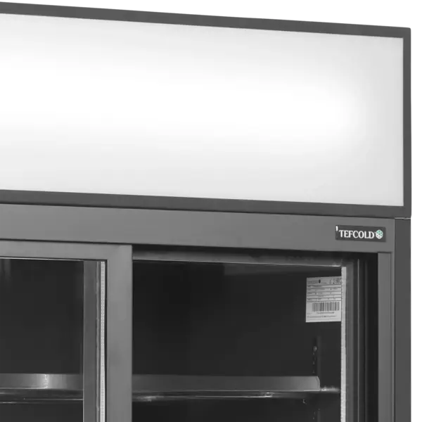 Koelkast | SERIE FSC | 707L | Zwart | +2°C/+10°C | Geforceerd | Schuifdeuren | Wielen | 890x740x1990(h)mm