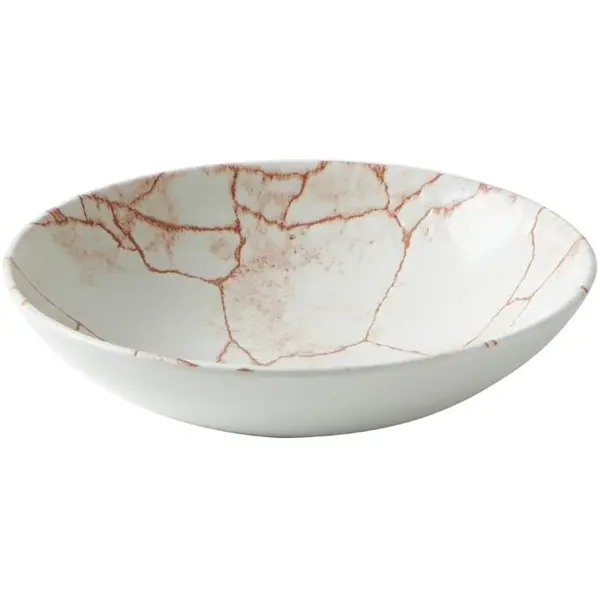 Coupeschalen | STUDIO PRINTS KINTSUGI | Porselein | Wit | 12 Stuks | Ø184x30(h)mm