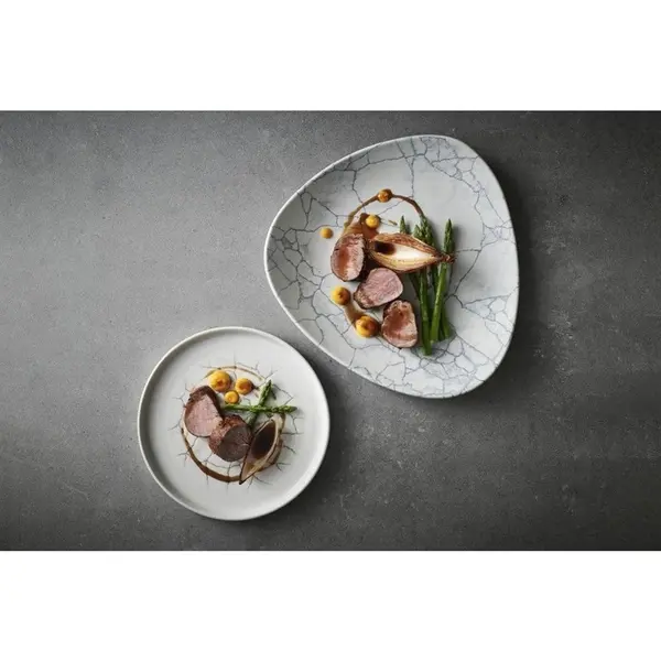 Borden | STUDIO PRINTS KINTSUGI | Porselein | Wit | 12 Stuks | Ø178mm