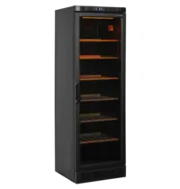 Tefcold Wijnkoelkast | CPV | 372L (118x 75cl) | Zwart | 1 Zone | +1°C/+18°C | Statisch + Ventilator | 595x640x1840(h)mm