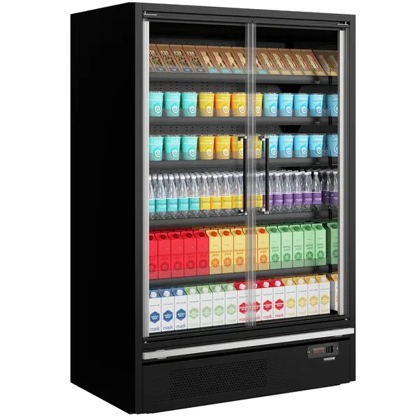 Wandkoeling | GALAXY+ | Zwart | -1°C/+5°C | Geforceerd | Draaideuren | Koppelbaar | Optionele Eilandopstelling | 1330x750x2005(h)mm