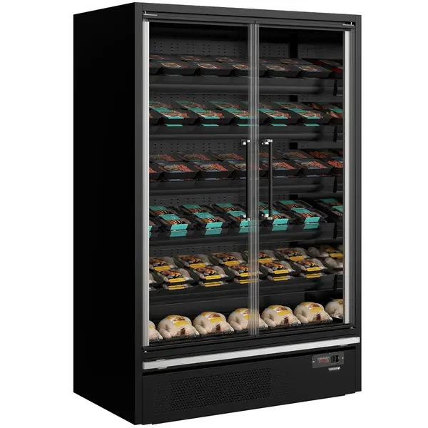 Wandkoeling | GALAXY+ | Zwart | -1°C/+5°C | Geforceerd | Draaideuren | Koppelbaar | Optionele Eilandopstelling | 1330x750x2005(h)mm