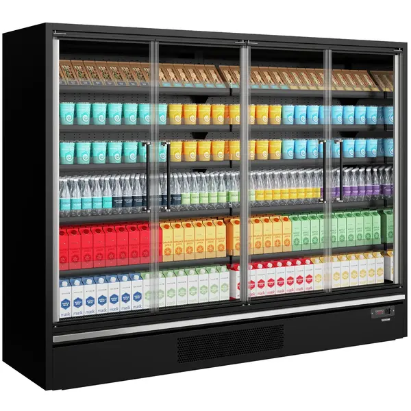 Wandkoeling | GALAXY+ | Zwart | -1°C/+5°C | Geforceerd | Draaideuren | Koppelbaar | Optionele Eilandopstelling | 1955x750x2005(h)mm