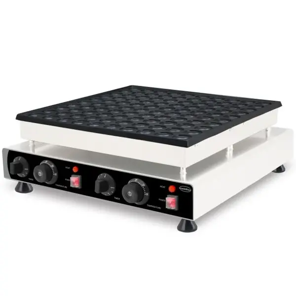 Poffertjesplaat | 50°C/300°C | RVS | Elektrisch | 2.4kW (230V) | 570x540x190(h)mm
