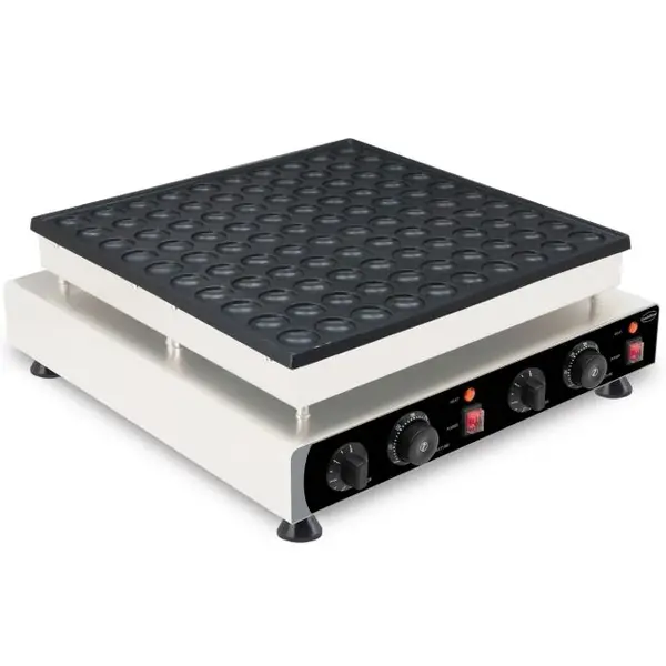 Poffertjesplaat | 50°C/300°C | RVS | Elektrisch | 2.4kW (230V) | 570x540x190(h)mm
