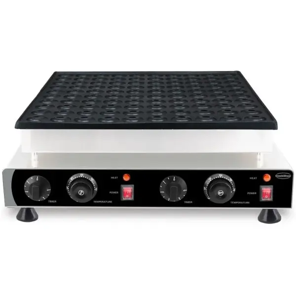 Poffertjesplaat | 50°C/300°C | RVS | Elektrisch | 2.4kW (230V) | 570x540x190(h)mm