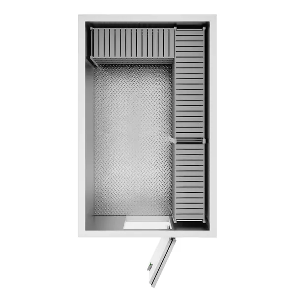 Vriescel | ENTRY LINE | Incl. Motor | 10.4m³ | -10°C/-25°C | Isolatie 100mm | 230V/400V | 1960x3160x2200(h)mm