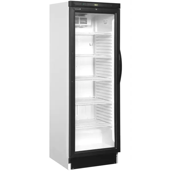 Drankenkoeling | SERIE CEV | 358L | Wit/Zwart | +2°C/+10°C | Statisch + Ventilator | Wielen | 595x600x1840(h)mm