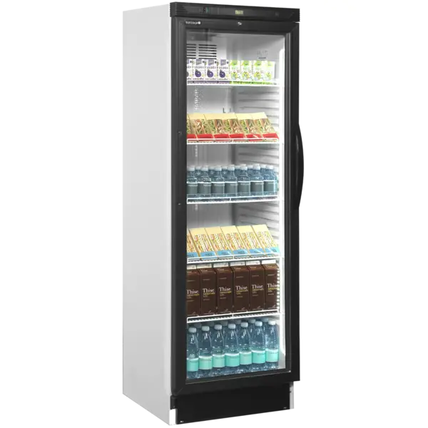 Drankenkoeling | SERIE CEV | 358L | Wit/Zwart | +2°C/+10°C | Statisch + Ventilator | Wielen | 595x600x1840(h)mm