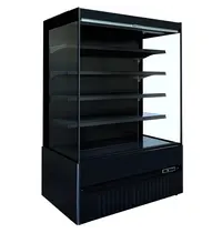 Tefcold Wandkoeling | CRONUS | Zwart | -1°C/+5°C | Geforceerd | Open | Intern Nachtgordijn | 1312x630x1920(h)mm