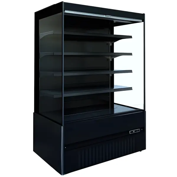 Wandkoeling | CRONUS | Zwart | -1°C/+5°C | Geforceerd | Open | Intern Nachtgordijn | 1512x630x1920(h)mm