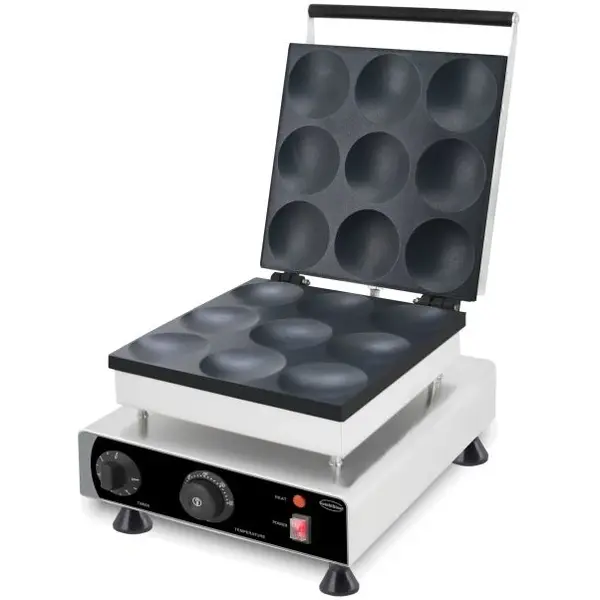 Pannenkoekmaker Amerikaans | 50–300°C | RVS | Antiaanbak bakplaat | 1.75kW (230V) | 305x430x505(h)mm