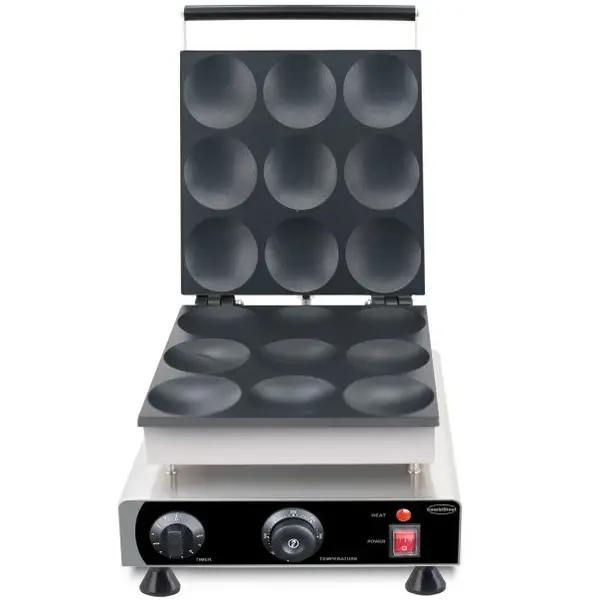 Pannenkoekmaker Amerikaans | 50–300°C | RVS | Antiaanbak bakplaat | 1.75kW (230V) | 305x430x505(h)mm