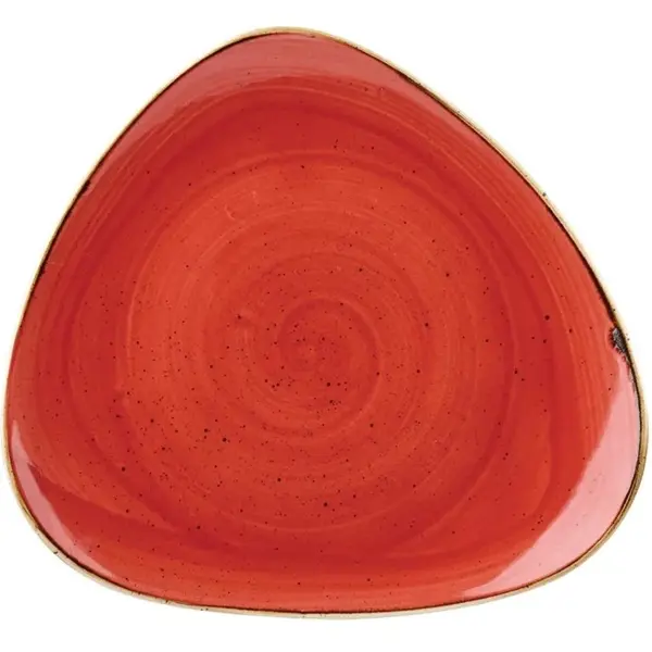 Borden | STONECAST | Keramiek | Red | 12 Stuks | Ø203mm