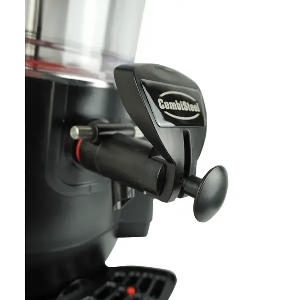 Chocolademelkdispenser | Zwart | 10L | 65°C/85°C | 1kW (230V) | Lekbak | 280x410x580(h)mm
