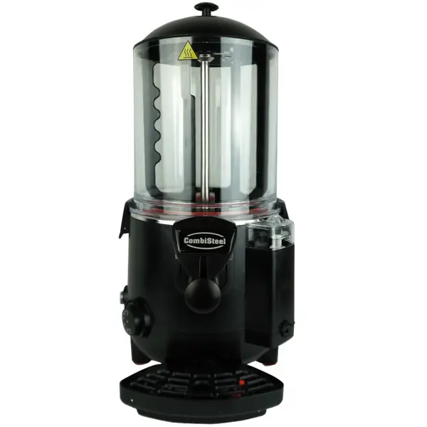 Chocolademelkdispenser | Zwart | 10L | 65°C/85°C | 1kW (230V) | Lekbak | 280x410x580(h)mm