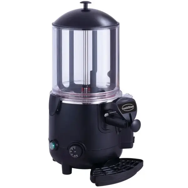 Chocolademelkdispenser | Zwart | 10L | 65°C/85°C | 1kW (230V) | Lekbak | 280x410x580(h)mm