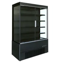 Tefcold Wandkoeling | ECO-CRONUS | Zwart | -1°C/+5°C | Geforceerd | Draaideuren | 868x630x1920(h)mm