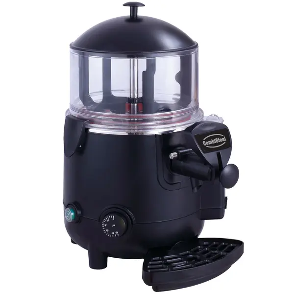 Chocolademelkdispenser | Zwart | 5L | 65°C/85°C | 1kW (230V) | Lekbak | 280x410x465(h)mm