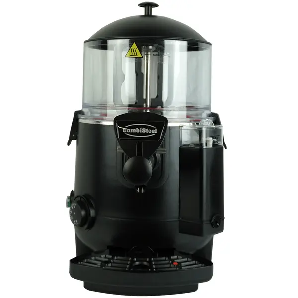 Chocolademelkdispenser | Zwart | 5L | 65°C/85°C | 1kW (230V) | Lekbak | 280x410x465(h)mm