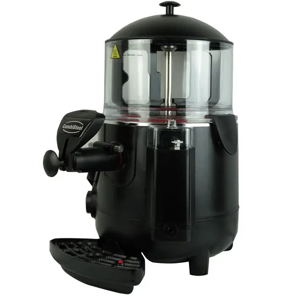 Chocolademelkdispenser | Zwart | 5L | 65°C/85°C | 1kW (230V) | Lekbak | 280x410x465(h)mm