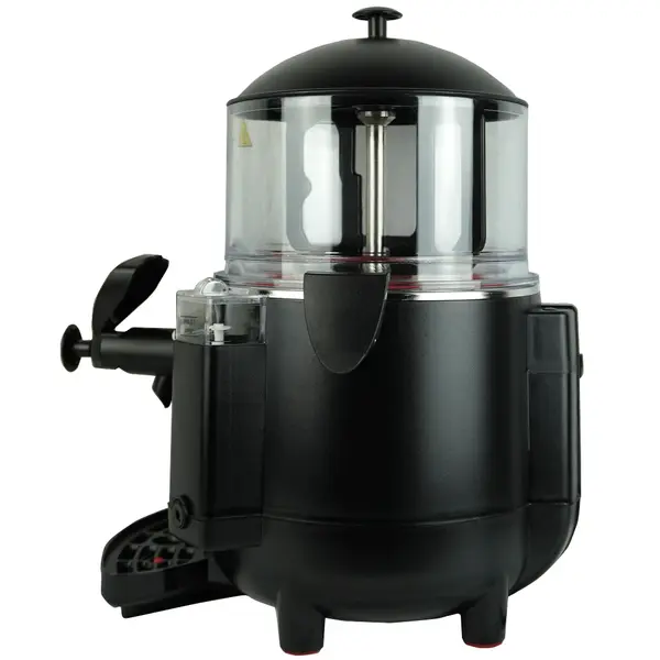 Chocolademelkdispenser | Zwart | 5L | 65°C/85°C | 1kW (230V) | Lekbak | 280x410x465(h)mm