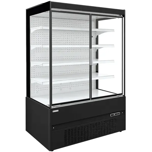 Wandkoeling | ECO-CRONUS | Zwart/Wit | -1°C/+5°C | Geforceerd | Draaideur | Intern Nachtgordijn | 687x630x1920(h)mm