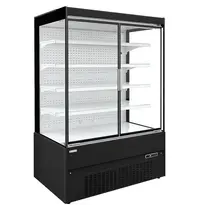 Mafirol Wandkoeling | ECO-CRONUS | Zwart/Wit | -1°C/+5°C | Geforceerd | Draaideuren | Intern Nachtgordijn | 1312x630x1920(h)mm