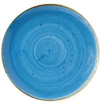 Churchill Coupeborden | STONECAST | Keramiek | Blauw | 12 Stuks | Ø217mm