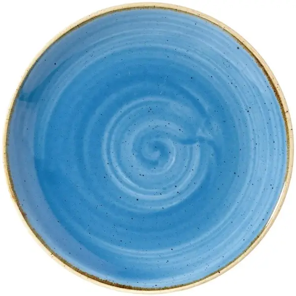 Coupeborden | STONECAST | Keramiek | Blauw | 12 Stuks | Ø165mm