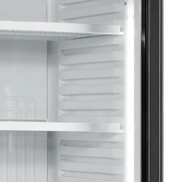 Drankenkoeling | SERIE SCU | 438L | Wit/Zwart | +2°C/+10°C | Statisch + Ventilator | Wielen | 680x655x2090(h)mm