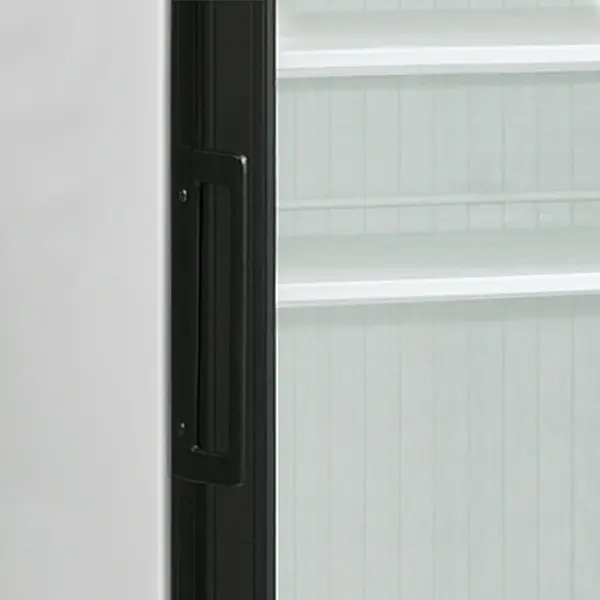 Drankenkoeling | SERIE SCU | 438L | Wit/Zwart | +2°C/+10°C | Statisch + Ventilator | Wielen | 680x655x2090(h)mm