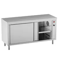 Diamond Warmhoudkast | STANDARD LINE EVO | RVS | 30°C/90°C | Geventileerd | 2.5kW (230V) | Schuifdeuren | 1600x600x865(h)mm