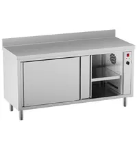Diamond Warmhoudkast | STANDARD LINE EVO | RVS | 30°C/90°C | Geventileerd | 2.5kW (230V) | Schuifdeuren | Achteropstand | 1200x600x865/965(h)mm 