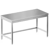 Diamond Werktafel | STANDARD LINE EVO | RVS | Diepte 600 | Hoogte 865 | Breedte 1000-1400 | Zelfmontage