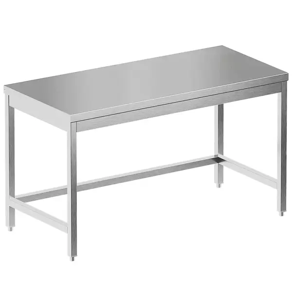 Werktafel | STANDARD LINE EVO | RVS | Diepte 600 | Hoogte 865 | Breedte 1000-1400 | Zelfmontage