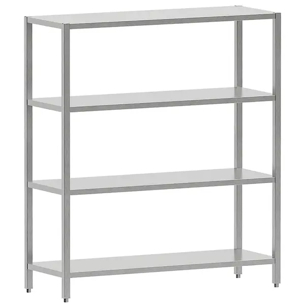 Stelling | STANDARD LINE EVO | RVS | 4 Niveaus | Diepte 500 | Hoogte 1800 | Breedte 1200-2000