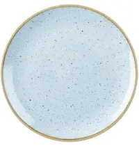 Churchill Coupeborden | STONECAST | Keramiek | Lichtblauw | 12 Stuks | Ø165mm 