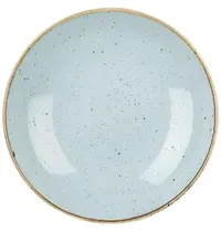 Churchill Coupeschalen | STONECAST | Keramiek | Lichtblauw | 12 Stuks | Ø248x36(h)mm 