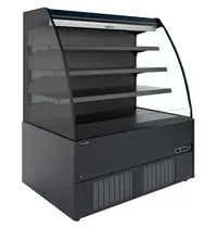 Tefcold Wandkoeling | CRONUS | Zwart | -1°C/+7°C | Geforceerd | Open | Intern Nachtgordijn | 1312x852x1500(h)mm