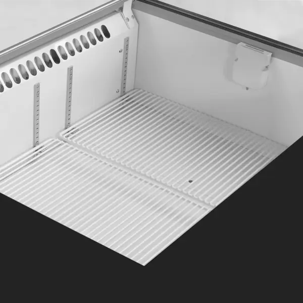 Koel-/Vrieseiland | 200L | Zwart | -18°C/-24°C & -2°C/+5°C | Geforceerd | Schuifdeksels | Wielen (Geremd) | 1255x1015x962(h)mm