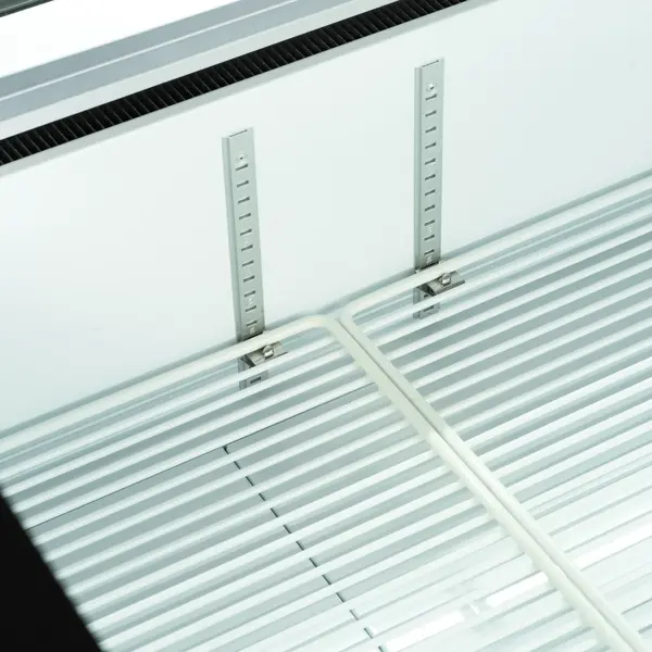 Koel-/Vrieseiland | 200L | Zwart | -18°C/-24°C & -2°C/+5°C | Geforceerd | Schuifdeksels | Wielen (Geremd) | 1255x1015x962(h)mm