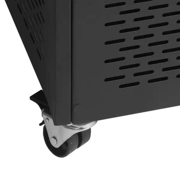 Koel-/Vrieseiland | 200L | Zwart | -18°C/-24°C & -2°C/+5°C | Geforceerd | Schuifdeksels | Wielen (Geremd) | 1255x1015x962(h)mm