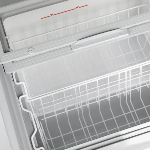 Vrieskist | NIC | 130L | Wit/Grijs | -14°C/-24°C | Statisch | Schuifdeksel | Wielen (Geremd) | 655x665x1080(h)mm