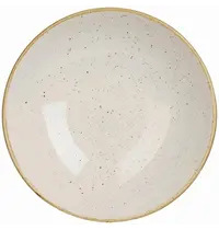 Churchill Coupeschalen | STONECAST | Keramiek | Crème | 12 Stuks | Ø182x30(h)mm 