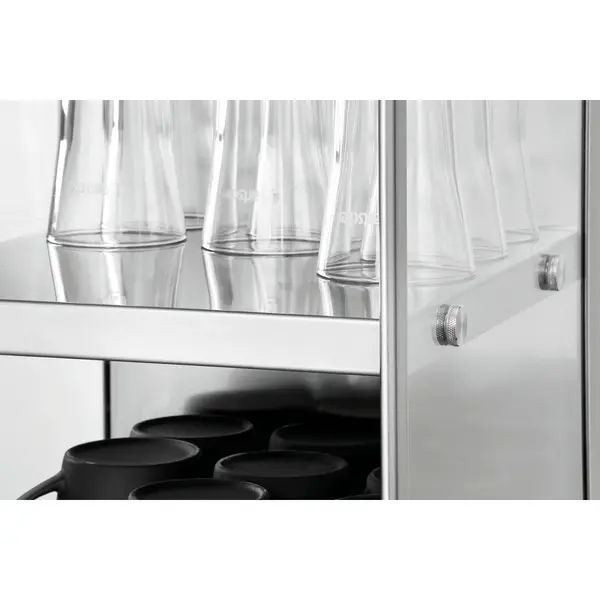 Kopjesverwarmer | Glas/RVS | 103 Kopjes | 30°C/60°C | 0.3kW (230V) | 310x420x540(h)mm
