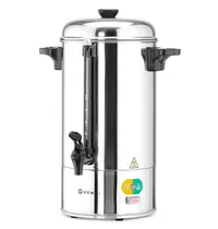 HENDI Koffiepercolator | RVS | 6L | 1.5kW (230V) | Enkelwandig | 355x355x450(h)mm 