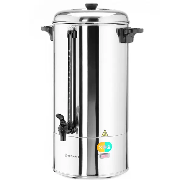 Koffiepercolator | RVS | 16L | 1.5kW (230V) | Enkelwandig | 407x382x595(h)mm
