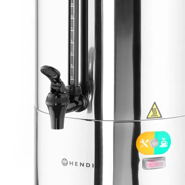 Koffiepercolator | RVS | 16L | 1.5kW (230V) | Enkelwandig | 407x382x595(h)mm