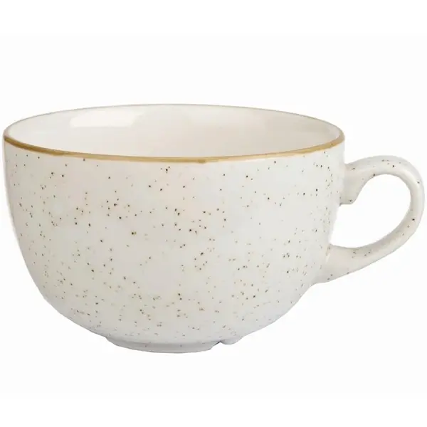 Cappuccinokopjes | STONECAST | Keramiek | Crème | 34cl | 12 Stuks | Ø110x65(h)mm